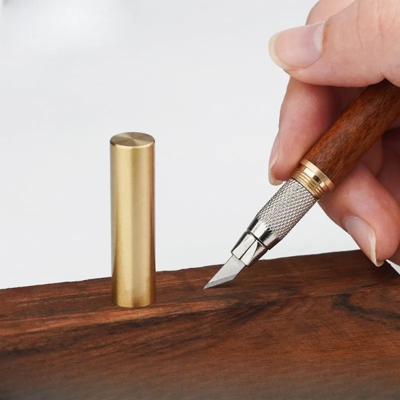 

Solid wood pen, paper cutting, tip journal, Gundam model tool, hand carving