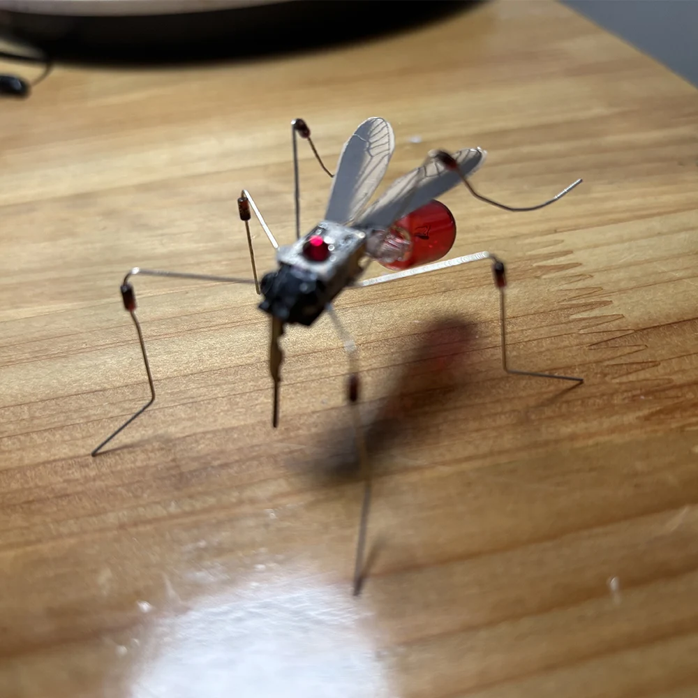 Modello di zanzara Macchinari in metallo Puzzle Giocattoli scientifici per bambini Kit di apprendimento tecnologico STEM fai-da-te Giocattoli educativi per bambini