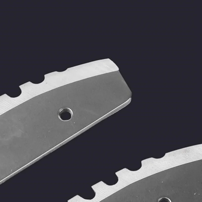 Lâminas de eixo helicoidal de 2 peças, lâminas de eixo helicoidal de substituição de 8 polegadas, lâminas de eixo helicoidal de aço inoxidável com borda pontiaguda e serrilhada