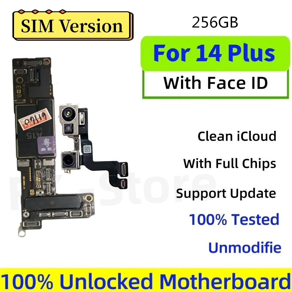 Fully Tested Well Motherboard For iPhone 14 Pro Max 14 Plus With