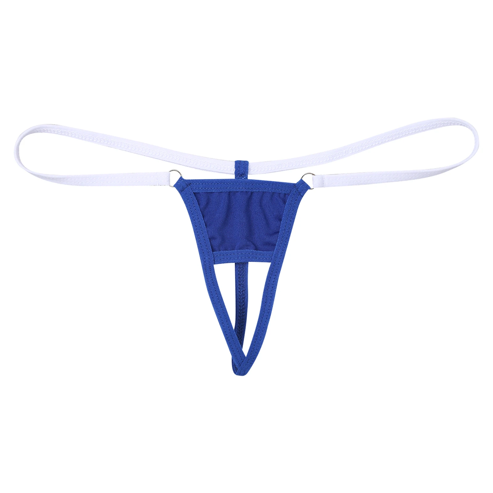 Womens Sexy Micro Bikini Thongs Low Rise Spaghetti Strap Cutout Briefs T-back Panties Bathing Suit Swimwear Beachwear Nightwear