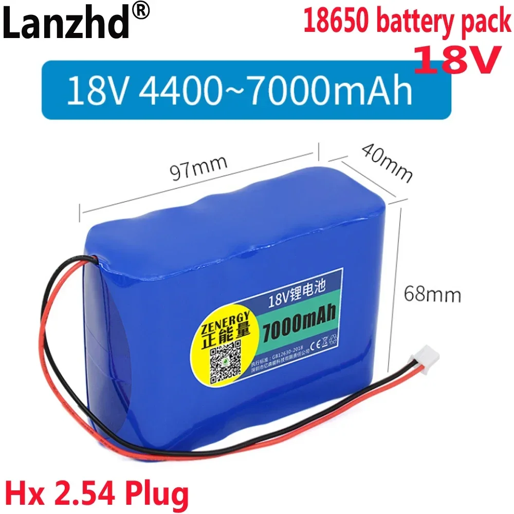 18V 18650 lithium battery pack For audio LED light  Vacuum cleaner Car wash Monitoring sprayer Medical equipment battery