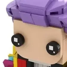 مجموعة مكعبات MOC Demon Hunter BrickHeadz شخصيات كرتونية ميرا زوي لومي نموذج شخصية 519 قطعة هدايا لعبة مجمعة للأطفال #5