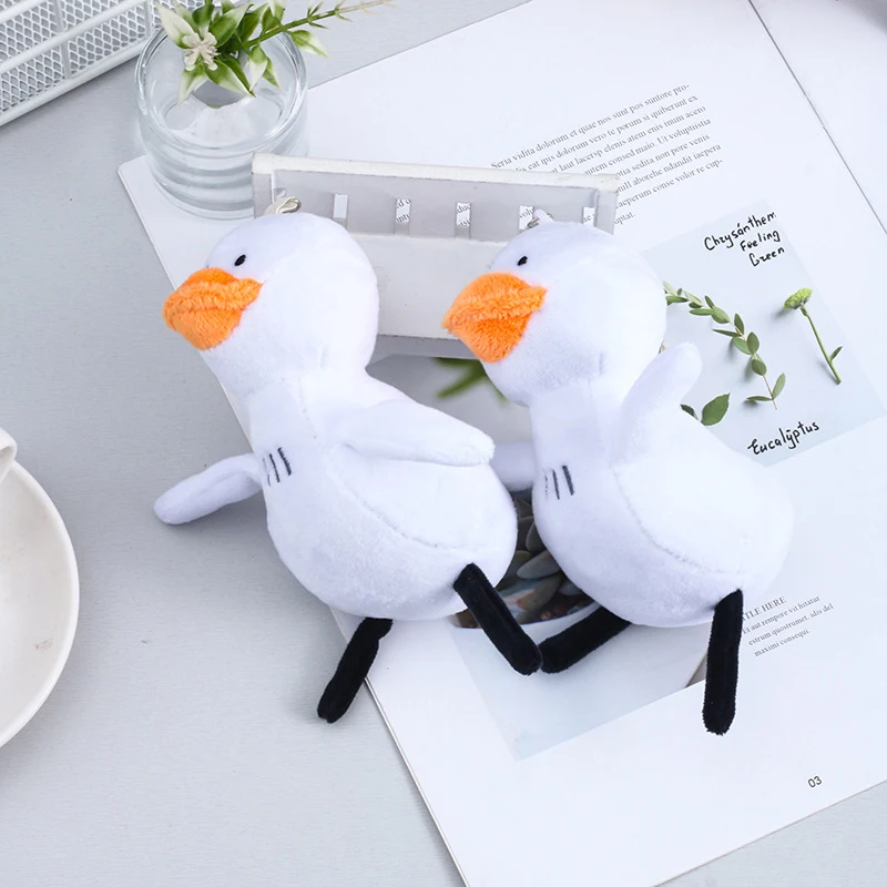 Cute Duck Plush Toy Stuffed Soft Kawaii Animal Doll Plush Birthday Gift for Kids Children Xmas Bag Keychains Schoolbag Ornaments