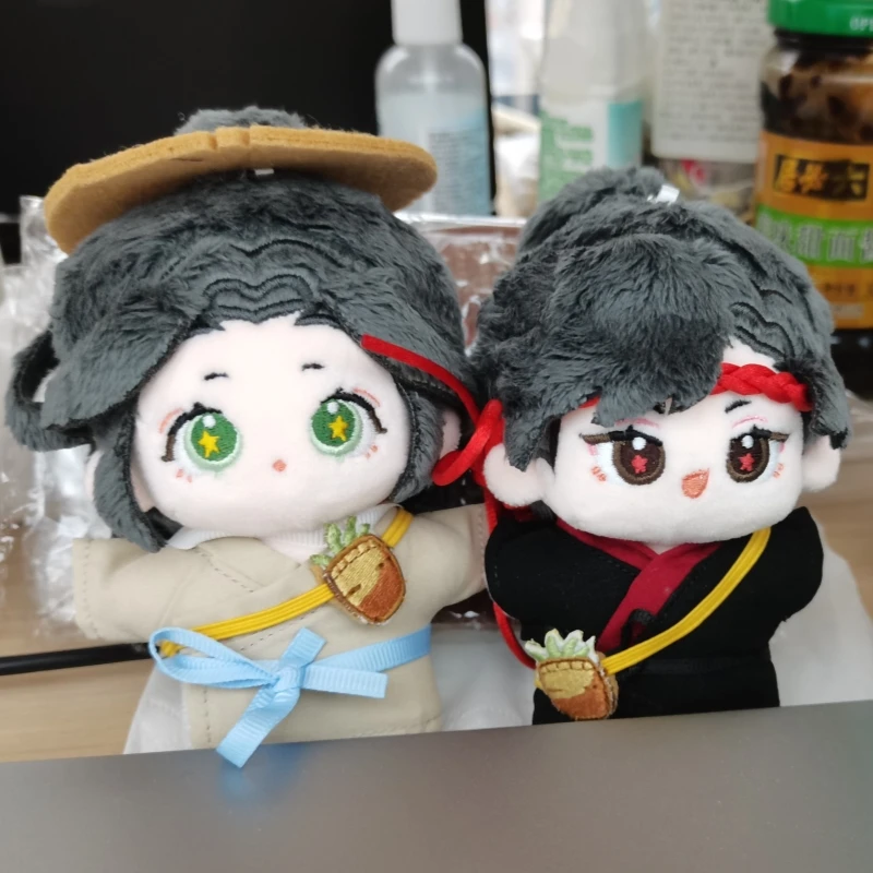 10cm Anime Heaven Official Blessing Cotton Plush Pendant Toy Tian Guan Ci Fu Xie Lian Hua Cheng Doll Soft Stuffed Pendant