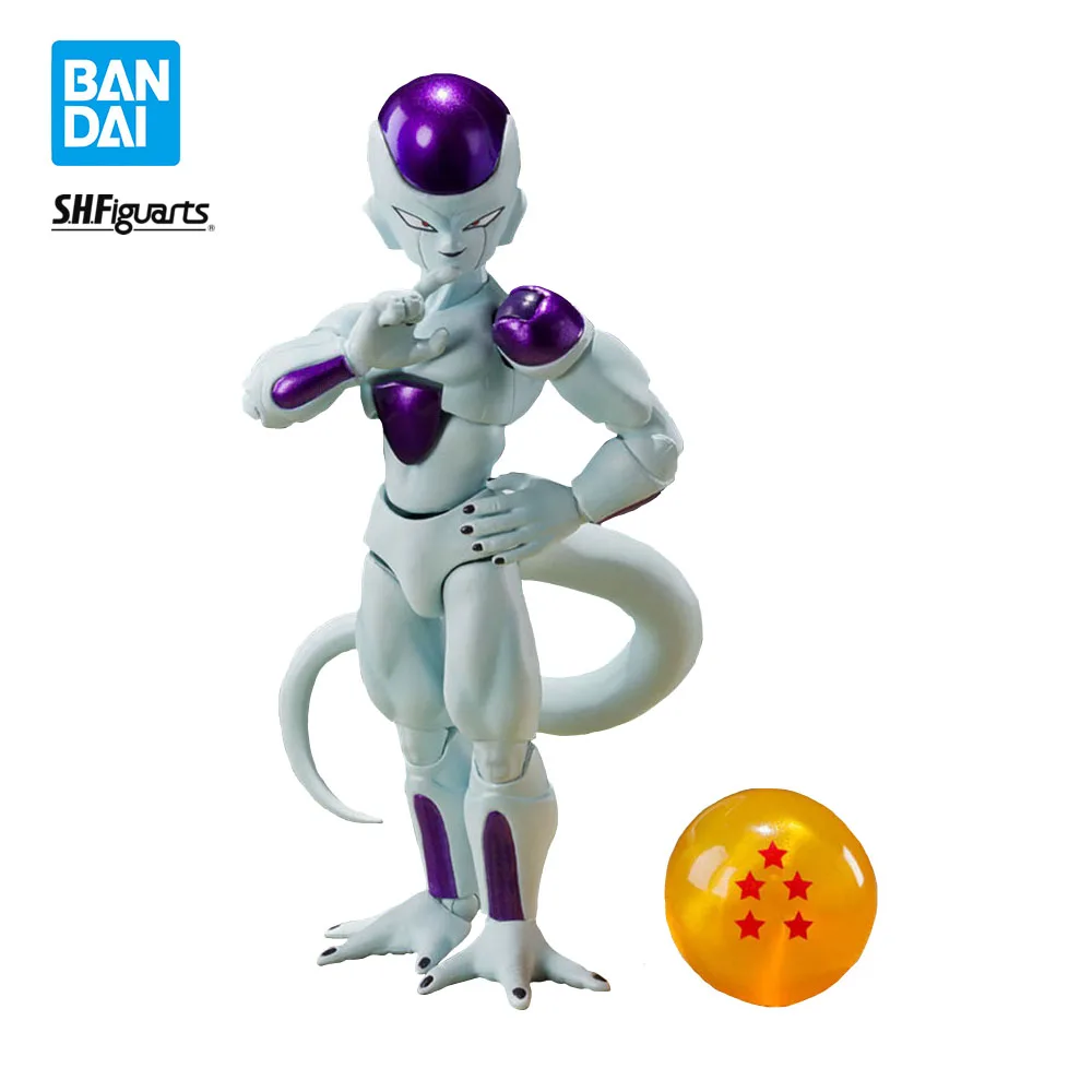 

Newest Bandai S.H.Figuarts Dragon Ball Z Frieza Fourth Form with The 4-Star DragonBall SHF Model Anime Action Figure Toys