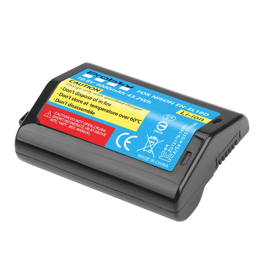 Nowy 4000mAh EN-EL18D EN-EL18d ENEL18d akumulator litowy wielokrotnego ładowania dla Nikon Z9 D800 D4 D4S D5 D6