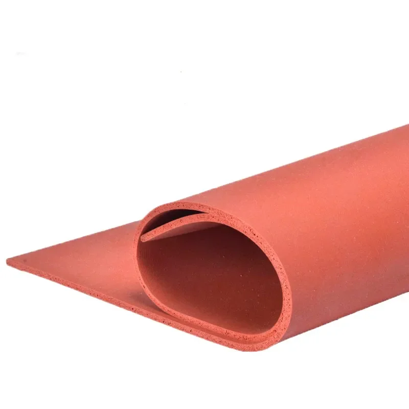 Imagem -02 - Folha de Borracha de Esponja de Silicone de Imprensa de Calor Almofada de Placa 1000x1000x5 mm 100x100cm 40x40 Alta Temp db h