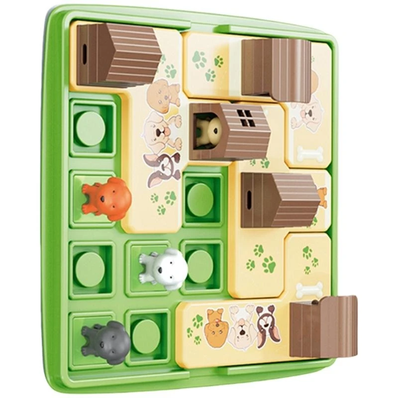Y4QA Cartoon Dog Board Game Toddler Hand Exercise Logical Thinking Maze Toy Strategy Layout Puzzle Toy