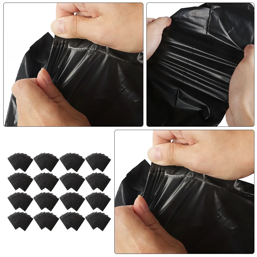 

100 Pcs Thickened Waterproof Express Bags Black 17x25+4 Packaging Shipping Self Envelope Folder