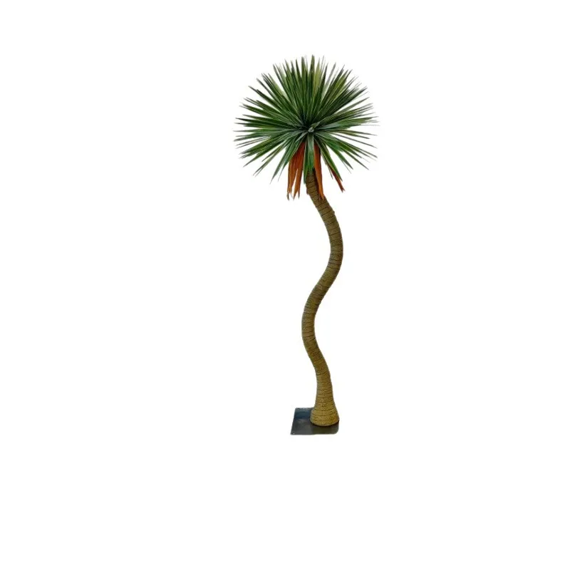 Large dragon blood floor-to-ceiling potted desert hemp plant shopping exhibition hall landscaping ornament bionic green plants