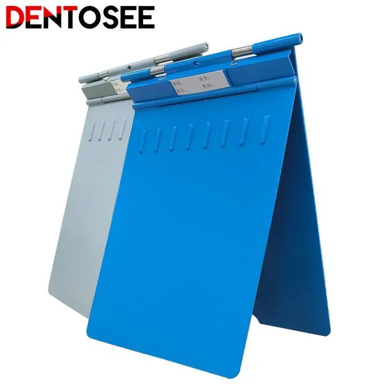 

Dental Case File Folder Clinic Case Clip Plate for Patient Case Book Nurse Outpatient File Dentist Tool Blue/grey