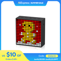 Divoom Timebox Evo speakers bluetooth wireless with Clock Alarm Programmable LED Display for Pixel Art Creation Unique Gift