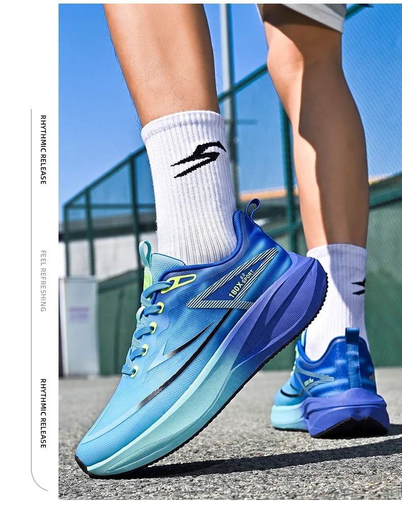 Damen-Laufschuhe mit Carbonplatte, Herren-Marathon-Sneaker, leichte, rutschfeste Sport-Sneaker für den Alltag – Detail 10