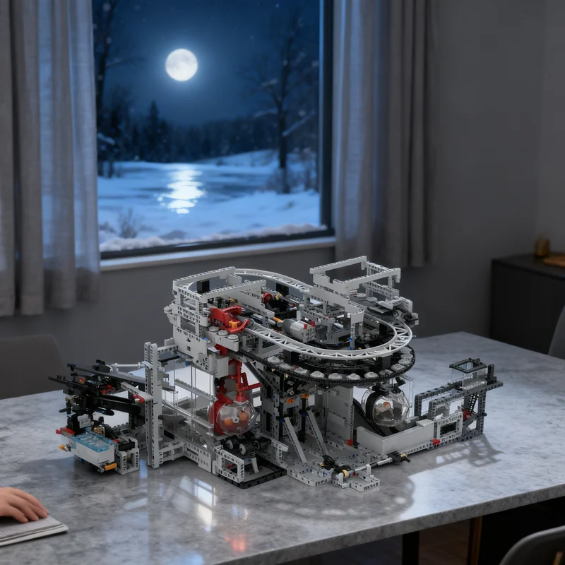 

4162pcs MOC Glass Gondola Technical Expert Builder Model Building Blocks Creative DIY Gift Display Decor Assemble Premium Adult