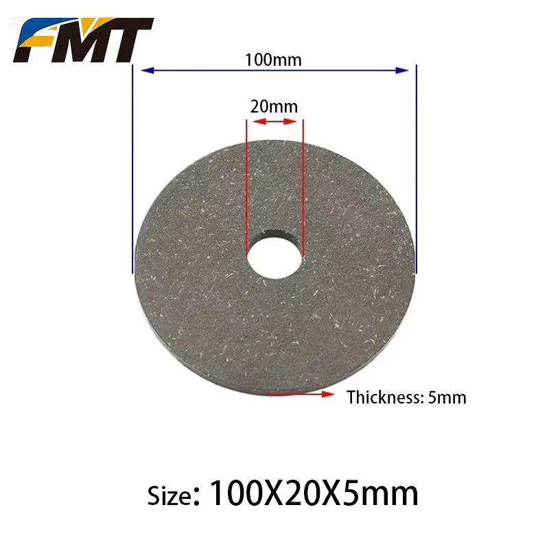 Friction plates brake pads for clutch Friction disc 100×20×5mm Circular Wear-resistant brake disc