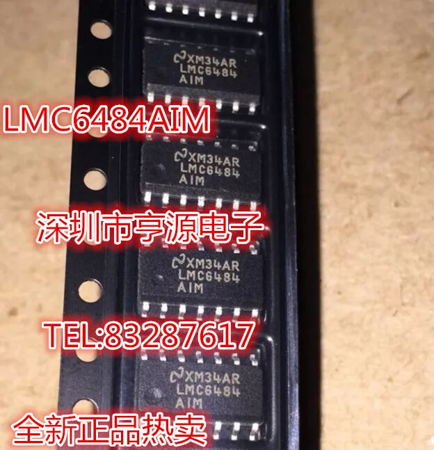 

Оригинальный LMC6484 LMC6484AIM LMC6484AIMX, 10 шт.