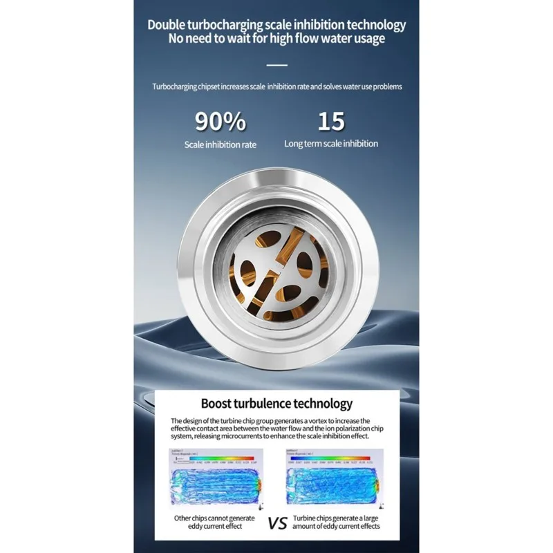 AC93-Pre-Filter Rate Backwash Anti-Scale Filter High-End Water Softener Home Whole House Water Softener