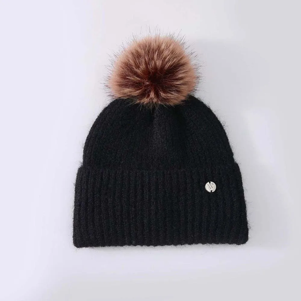 

Earflap Hat Elastic Winter Pullover Cap Trendy Soft Twists Knitted Hat Korean Style All-match Woolen Hat Autumn