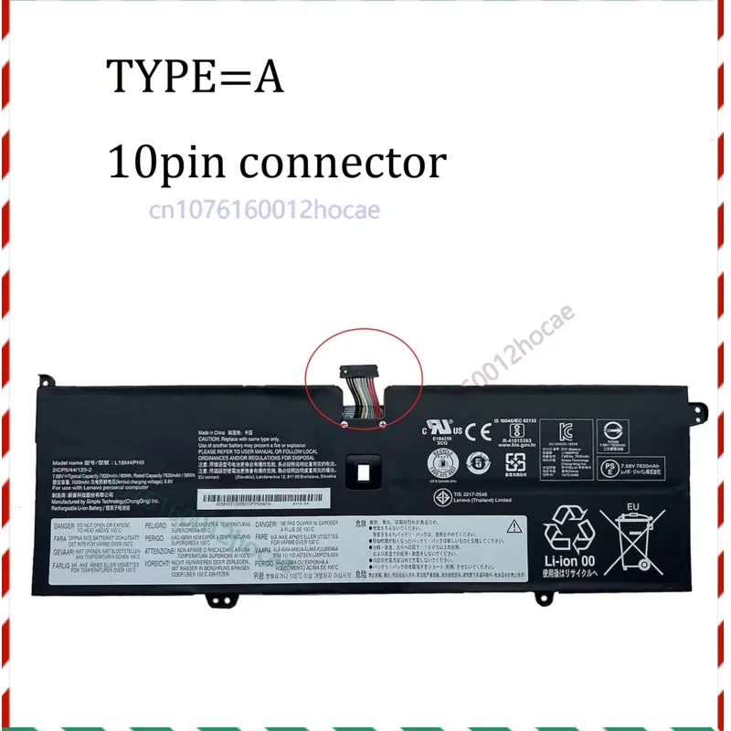 حقيقي الأصلي 60WH L18C4PH0 L18M4PH0 5B10T11586 5B10T11585 بطارية الكمبيوتر المحمول لليوجا C940-14IIL C940 SP/A C940 14