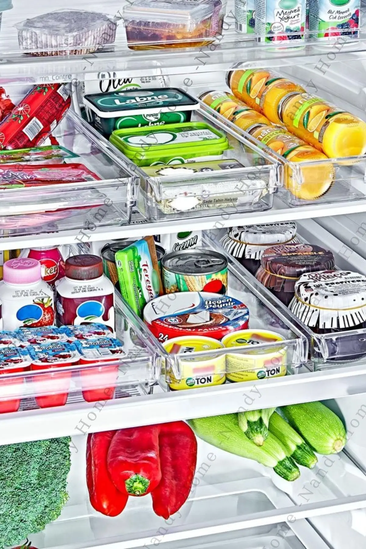 Juego de 3 organizadores transparentes para refrigerador, organizador multifuncional, elegante, útil, fácil de usar, producto de tendencia de 2022