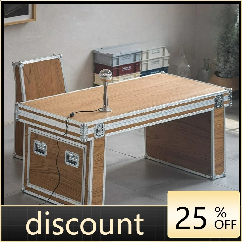 LTT air box table storage all aluminum hemming retro nostalgic style table