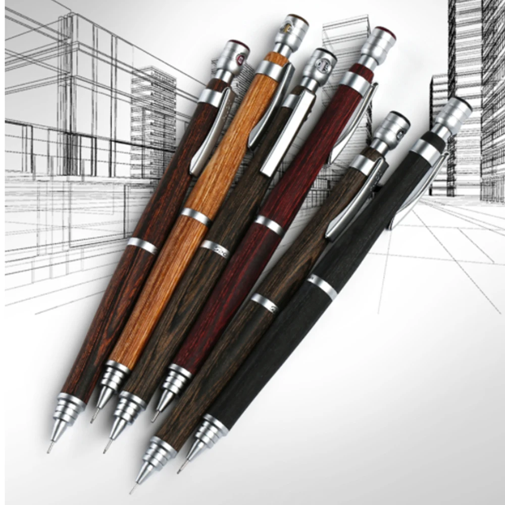 Japan PILOT Mechanical Pencil  S20 0.3/0.5mm Hippo Wood Pole Low Center of Gravity Professional Drawing Activity Pencil