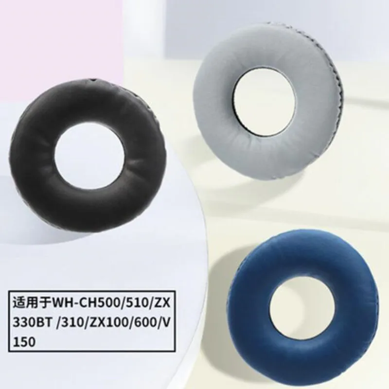 โฟมจำรูปหูแผ่นหูฟังเปลี่ยนหูฟังสำหรับ Sony WH-CH510 500 ZX330BT 310 110 V250ชุดหูฟังหูฟังหูฟัง
