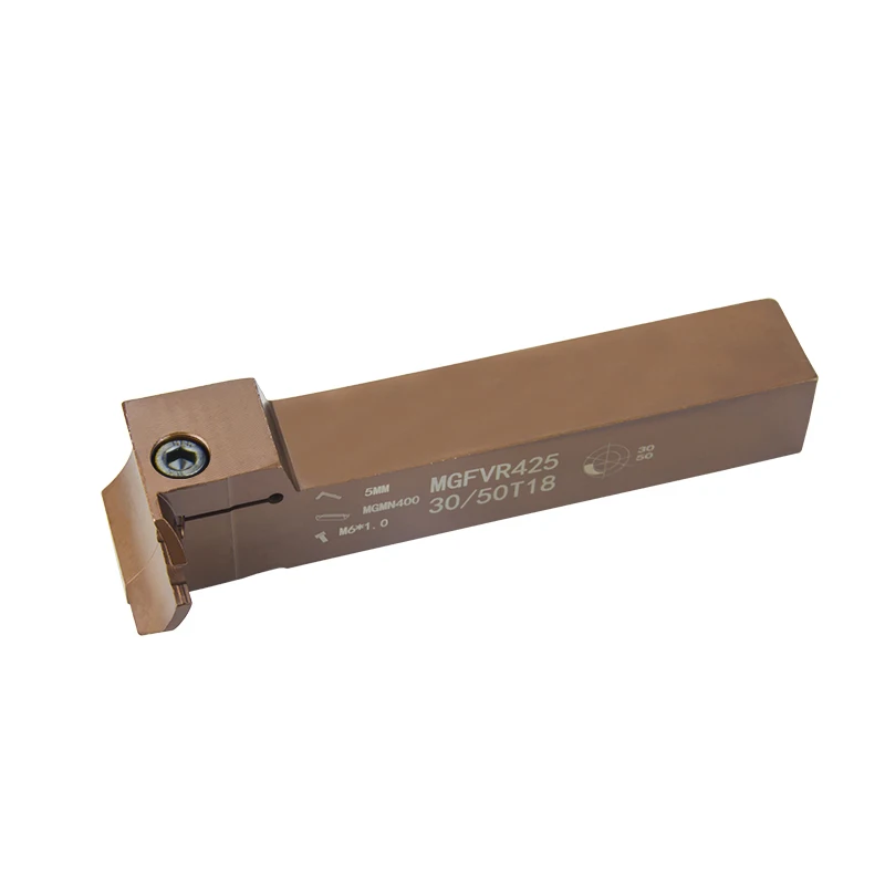Imagem -06 - Mgfvr Mgfvr420 Mgfvr425 Mola de Aço 7-shaped Rosto Sulco Cortador Cabeça Dupla Torneamento Ferramenta Titular para Carboneto Inserção Mggn Mgmn4 mm