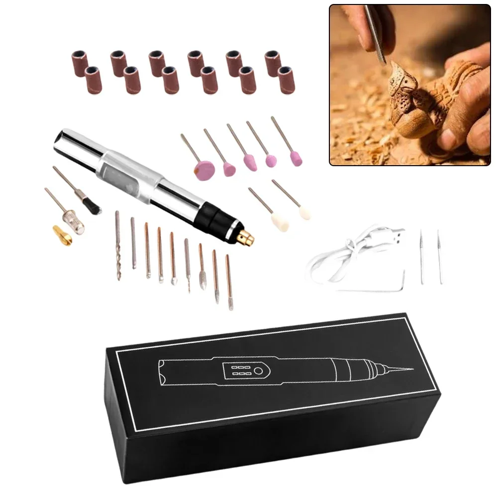 

Cordless Electric Engraving Pen USB Rechargeable Rotary Tools Carving Machines Cordless Electric Engraving Pen For Grinding