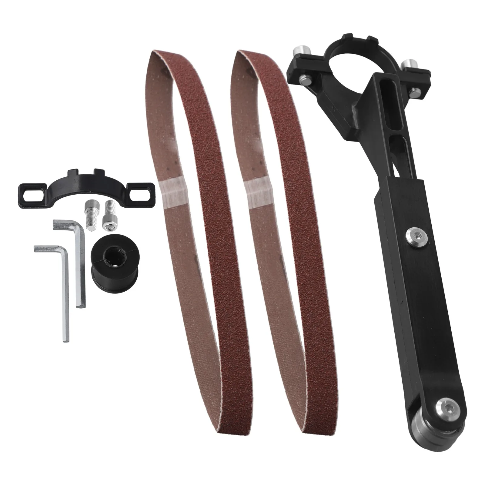 Metal Sanding Belt Holder Adapter For 100mm 125mm Angle Grinder Conversion To Belt Sander Woodworking Polishing Accessories