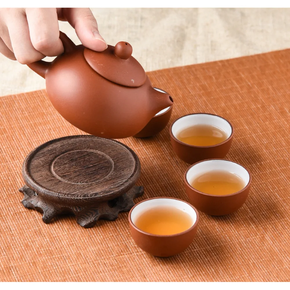 Elegant Ceramic Tea Set Kung Fu Pot Cup Gift Box Exquisite Traditional Craft Office Meeting Welfare Souvenir Set