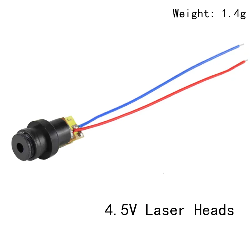 3V 5V 4.5V Laser Head Diode Dotted Red Copper Semiconductor Laser Tube 6MM OD