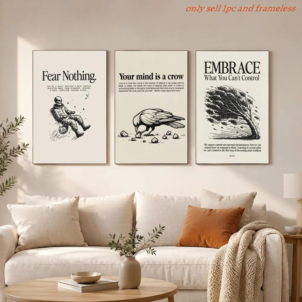Heart Growth Life attitude quotes Poster HD Anime Hot Theme Singer/OST/Movie-Waterproof Self-Stick Home Decor