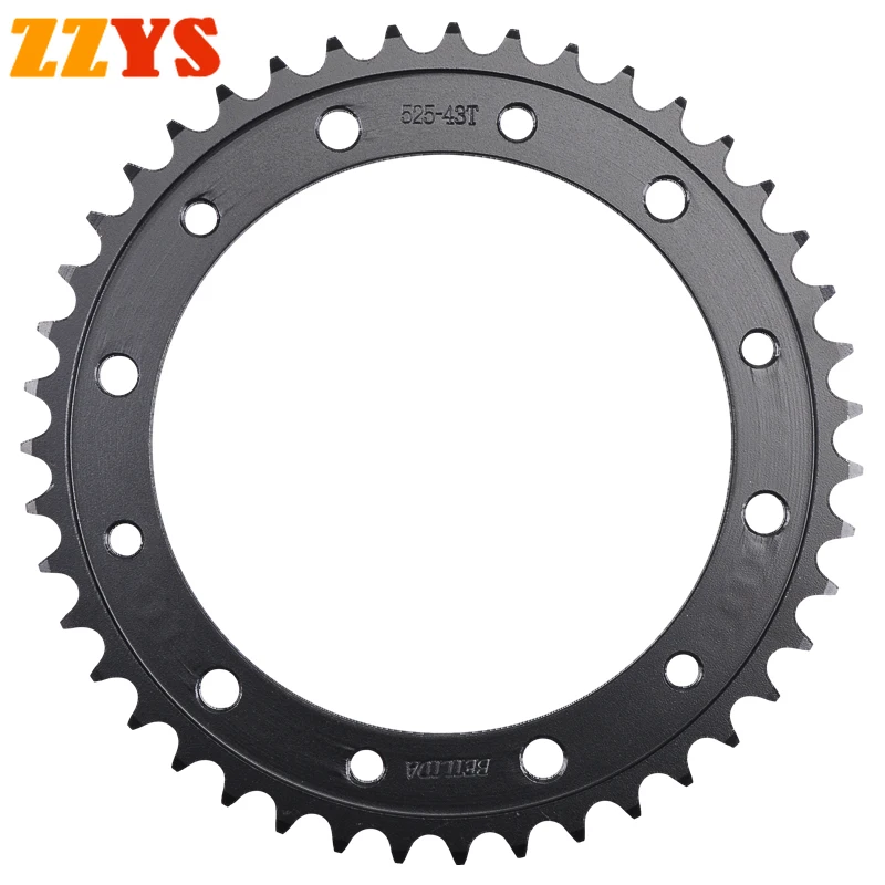 

525-43T 525 43T 43 Tooth Rear Sprocket Gear Staring Wheels Cam For Honda Road VFR800F1 VFR800 VFR800X Crossrunner VFR 800 11-14