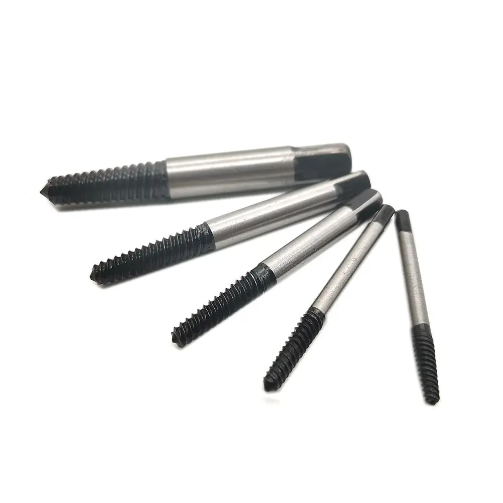 Krachtige 5Pcs Screw Extractor Center Drill Bits Guide Set Broken Damaged Bolt Remover Removal Set
