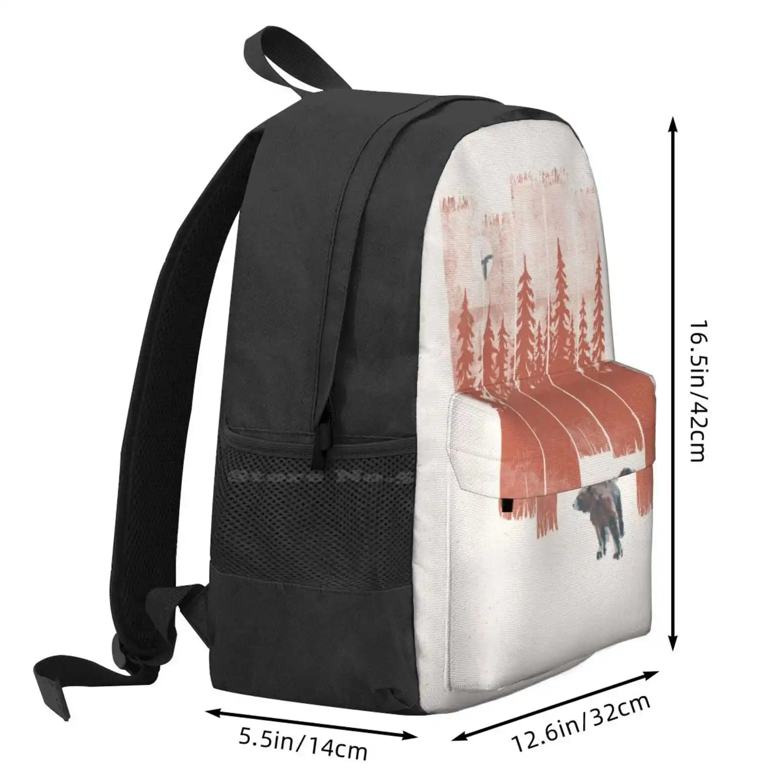 Ein Bär in freier Wildbahn... Heißer Verkauf Schult asche Rucksack Mode taschen ndtank Natur Wildnis Wildnis Wald Bäume Berge Bären