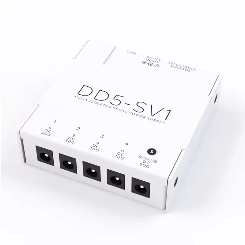 B03B-DD5-SV1 Effect Pedal Power Supply Fully Isolated Filter Ripple Noise Reduction High Power Digital Effector