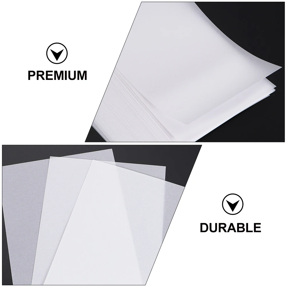

150 Sheets White Paper Premium Tracing Translucent Drawing Sketching Fade Resistant Durable Calligraphy