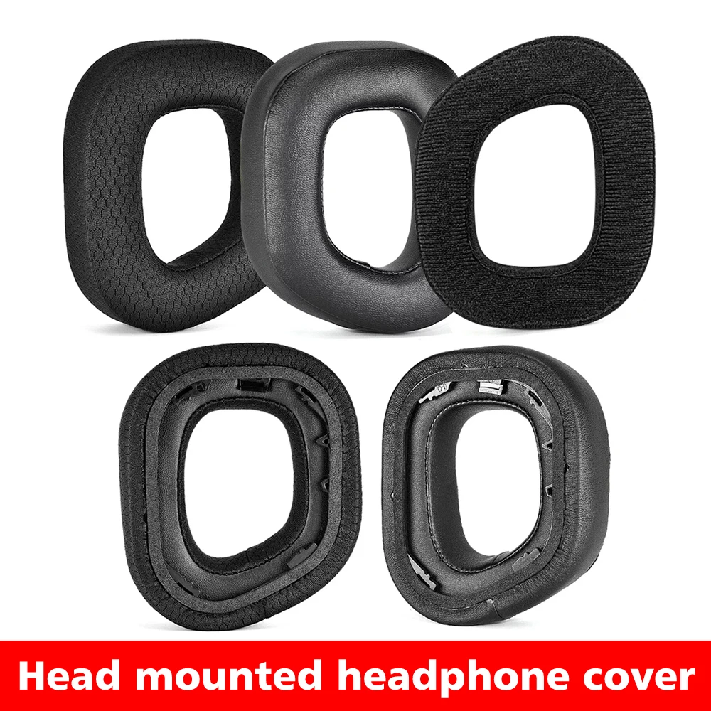 Headphone Replacement Earmuffs Upgraded Soft Leather Ear Pads for CORSAIR HS80 RGB Headset Repair Ear Cushions Head Beam