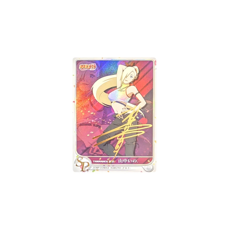 Juego de cartas de colección de Naruto Haruno Sakura Tenten, tarjetas Flash de bronce caseras, regalo de cumpleaños y Navidad, 4 unidades por juego