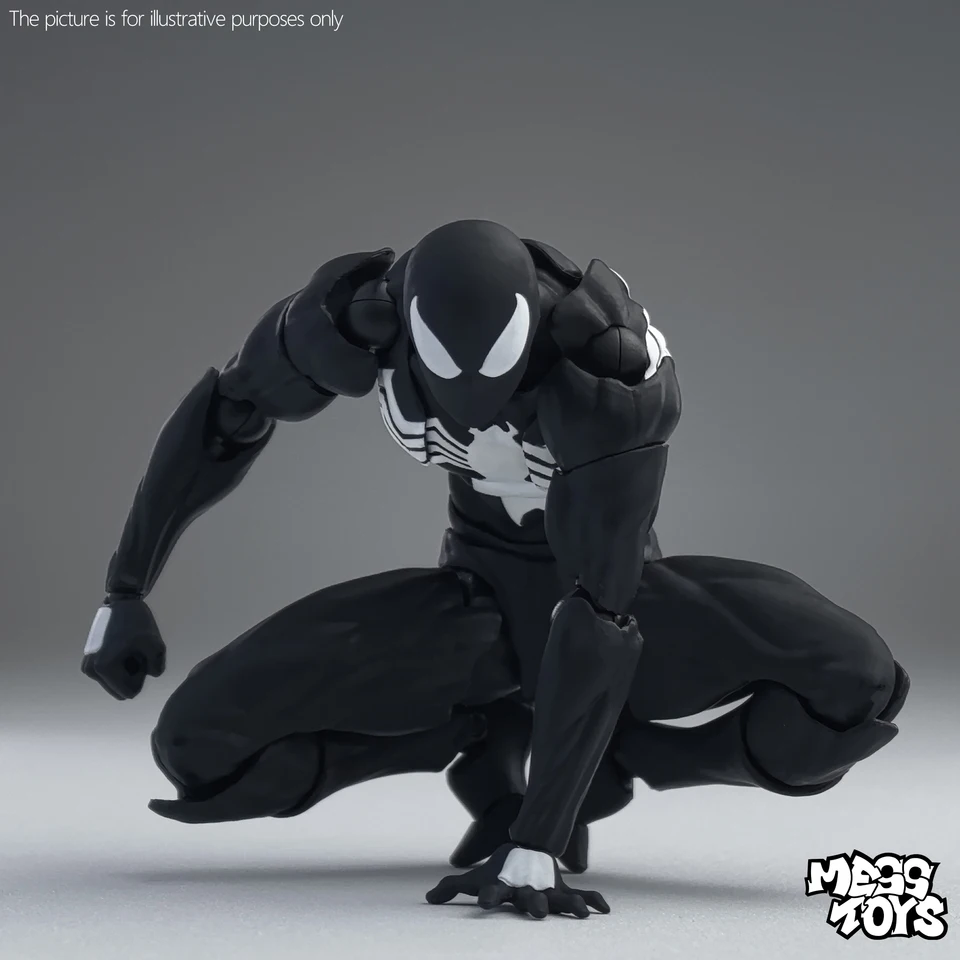 messtoys スパイダーマン In Stock CT Toys Messtoys Symbiote Spider-Man Black Spider Action