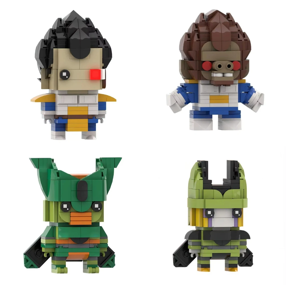 Adollya MOC Seven Dragon Anime Figures Celled Super Warrior Bricks Model Building Blocks Kits Toys Gifts Toy