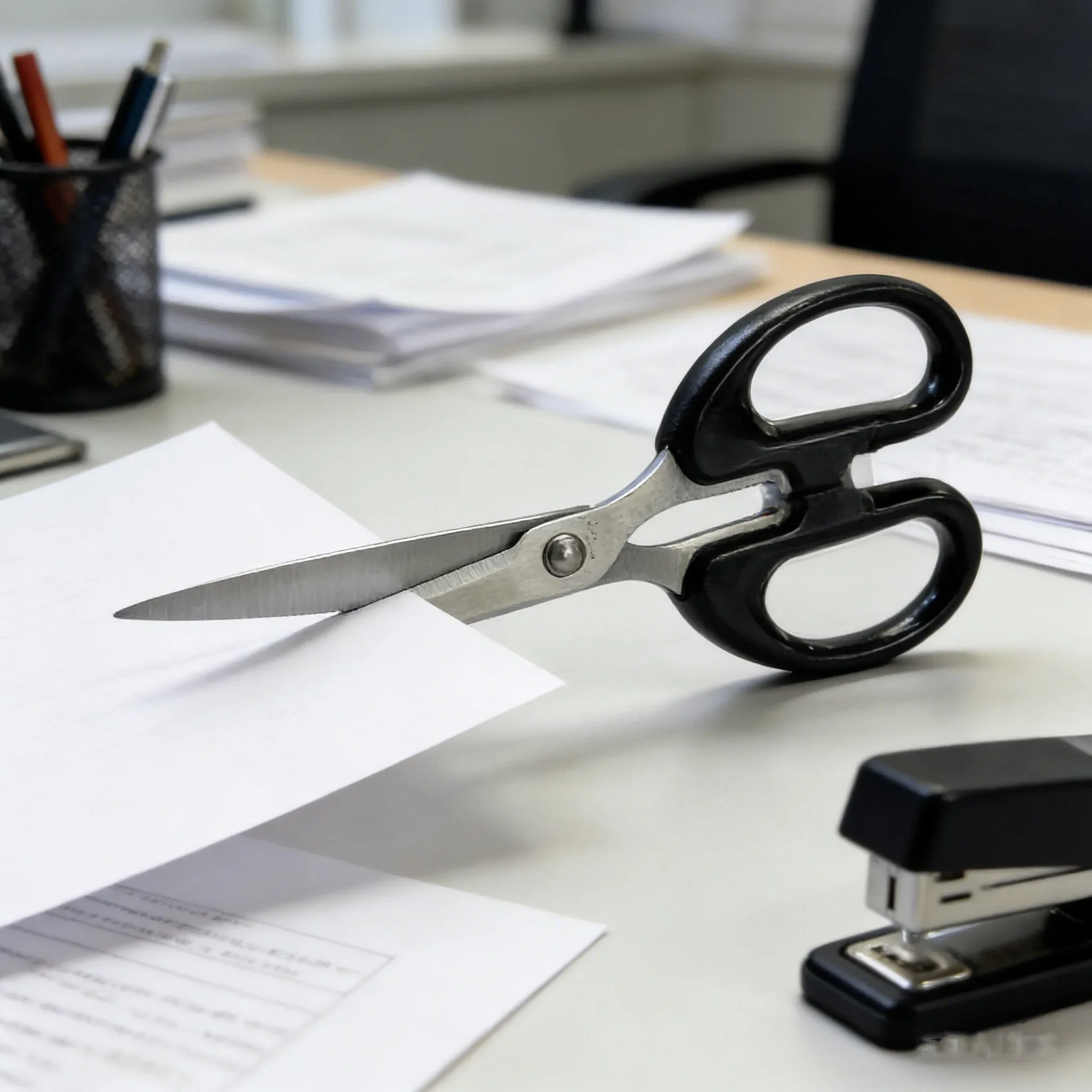 

Household Essential Scissors, 12cm Stainless Steel, Sharp & Rust-Resistant, with Safety Blunt Tips, Multi-Use Tool