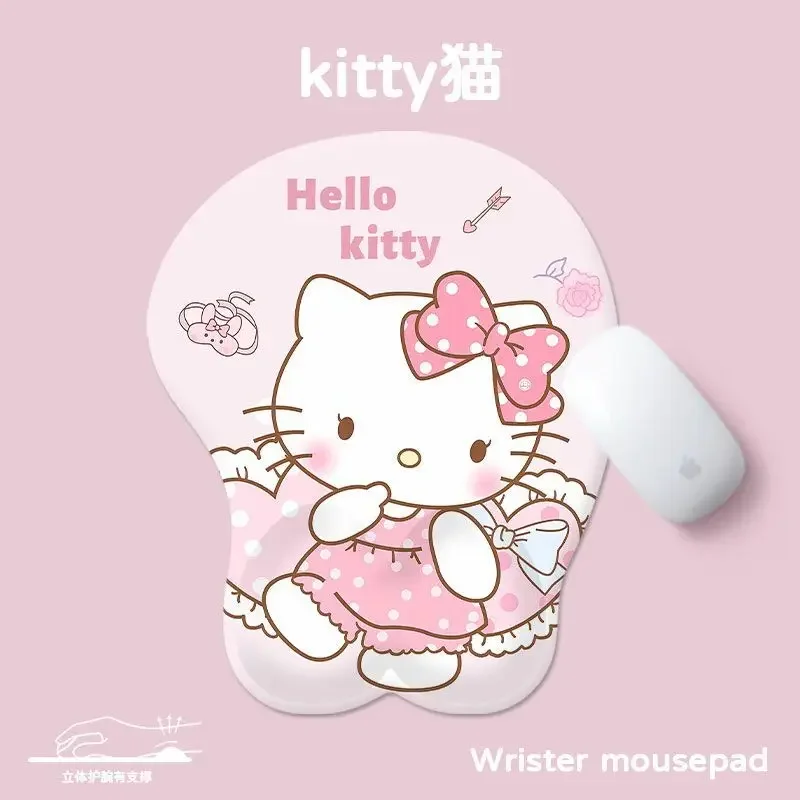 

New kawaii Sanrio anime silicone wrist pad with high appearance and cute cartoon Coolommy Melody keyboard office break gift