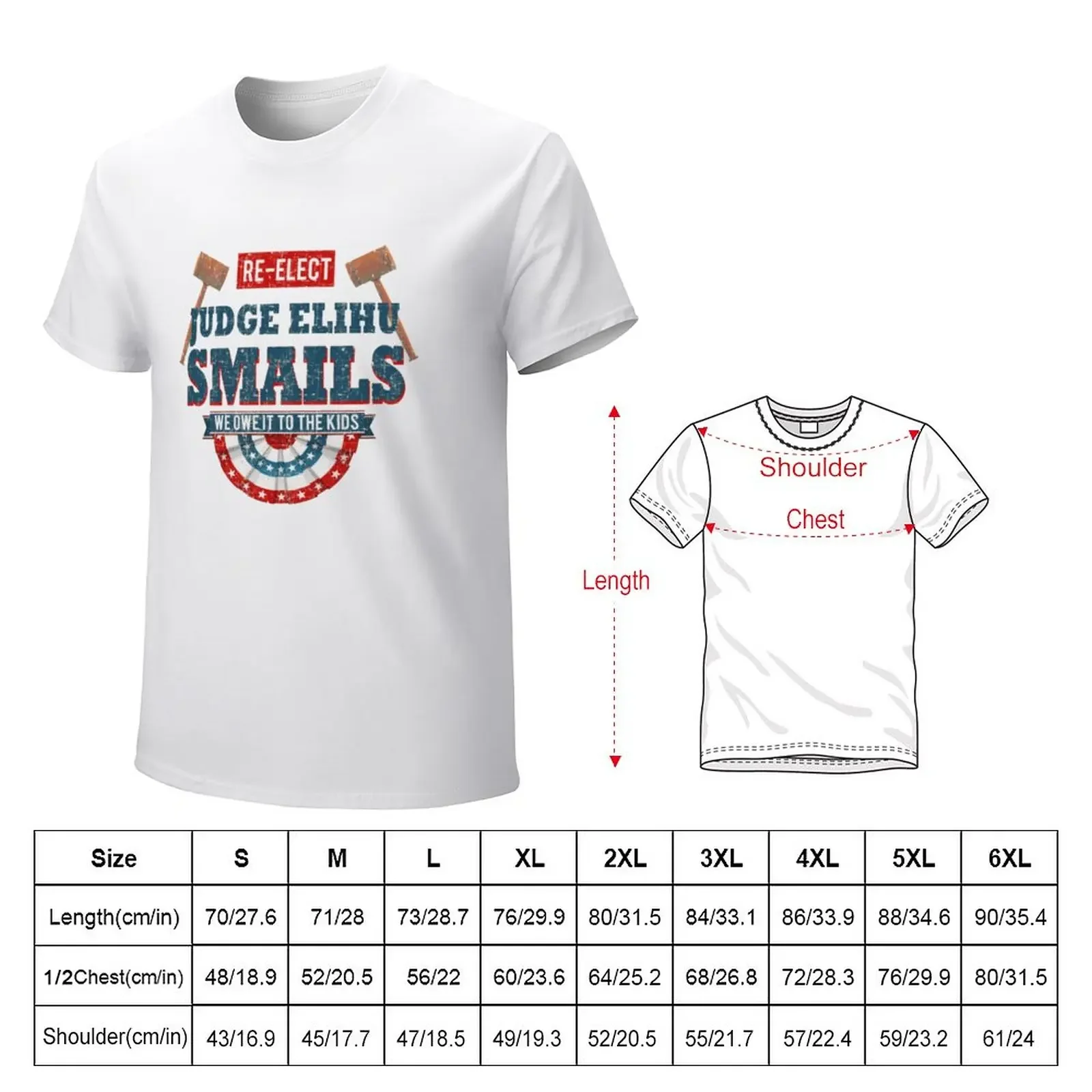 Re-elect Judge Smails from Caddyshack T-Shirt oversizeds kawaii clothes men workout shirt