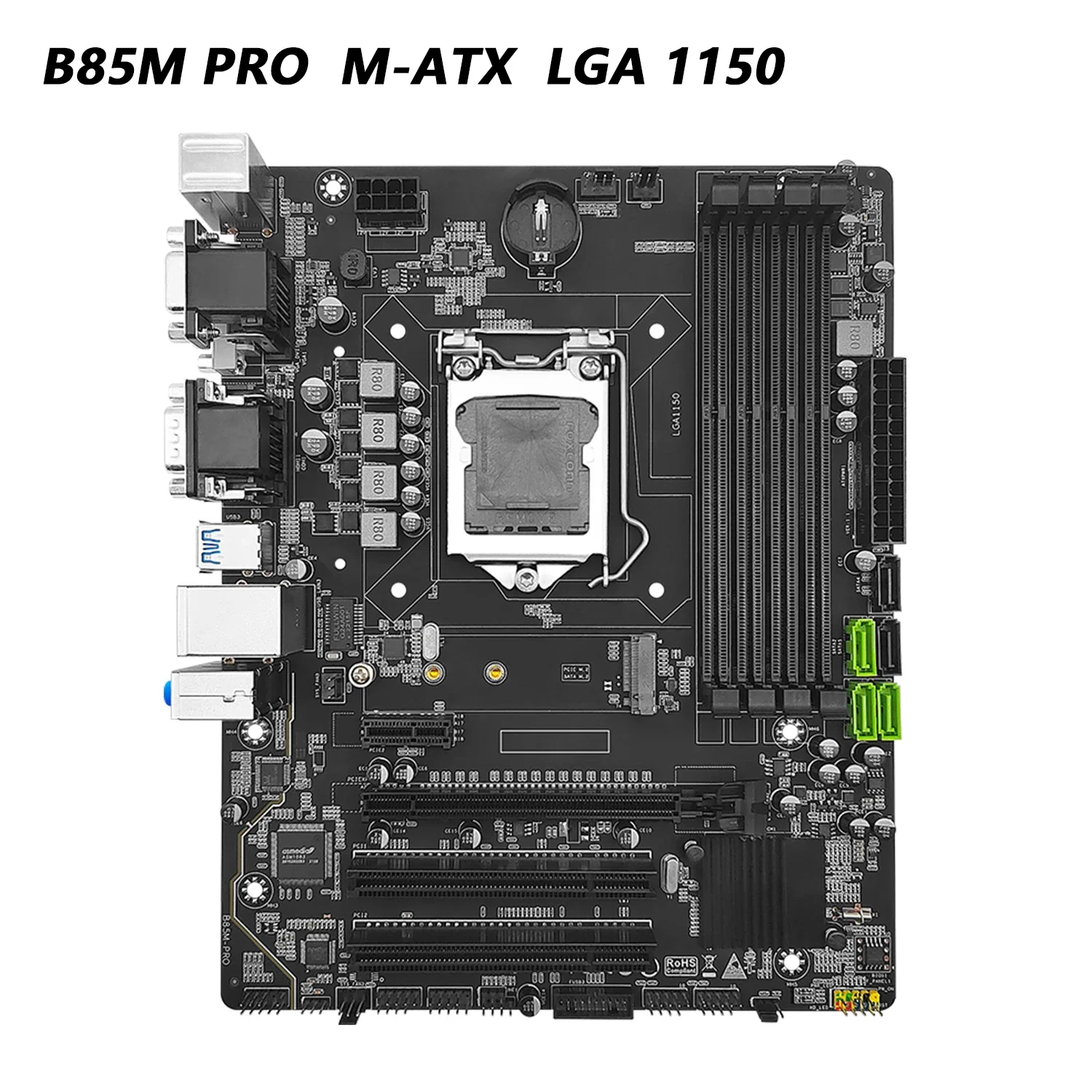 MACHINIST B85 Motherboard LGA 1150 Support I7/I5/I3 Celeron/Pentium Xeon E3 Series CPU Processor DDR3 Desktop RAM B85M PRO