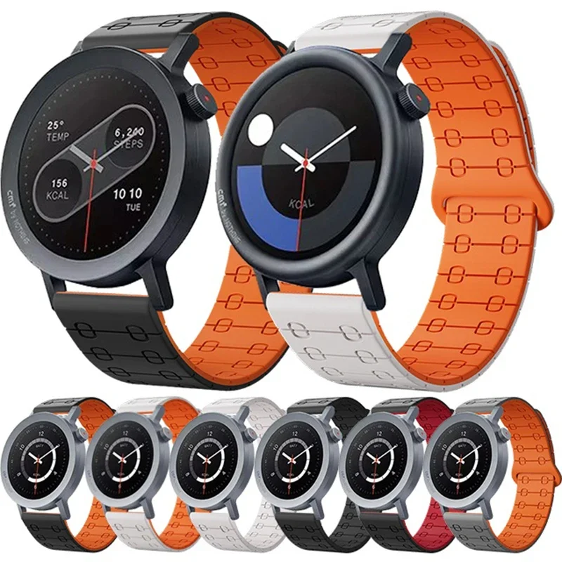 

Watch Band for CMF Watch Pro 2 Silicone Strap Magnetic Sport Bracelet 22mm Watchband Wristband for CMF By Nothing Watch Pro Pro2