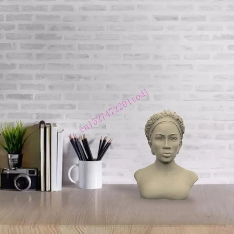 3D Crystal Avatar Ornament Crafts Silicone Mold Suitable for Epoxy Resin Diy Crafts Jewelry Making Home Decor M76B