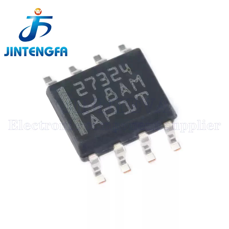 5pcs UCC27324DR 27324 UCC27324 UCC27324D SOIC-8 Dual 4A High-speed Low Side Power MOSFET Driver Chip Brand New Authentic SMD IC